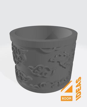 Succulent Planter Japanese Style – Clouds/Kumo V2