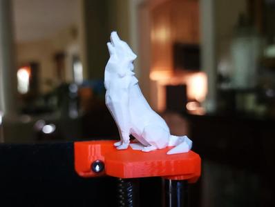 Low Poly Wolf Prusa Pal Z-axis Topper (MK3 ONLY) (No Supports!)