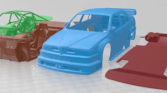 Alfa Romeo 155 V6 TI Printable Car
