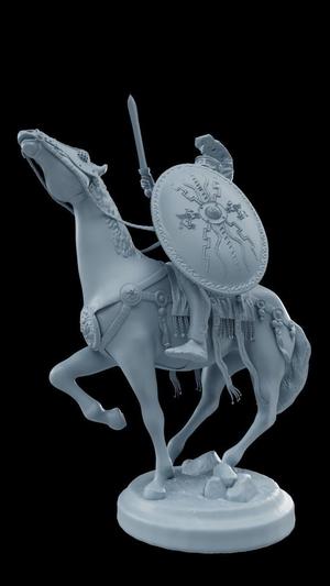 Roman Horseman Chess Piece