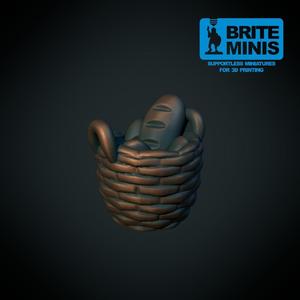 Bread basket 28mm (Supportless, FDM-friendly)