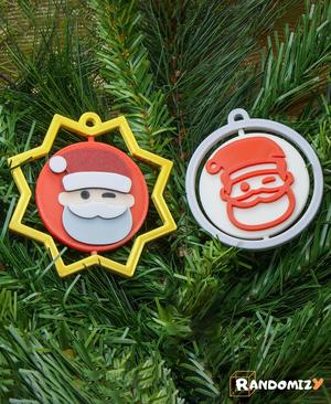 Spinning Ornament (Santa)