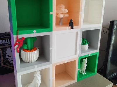 Modular Puzzle Shelf