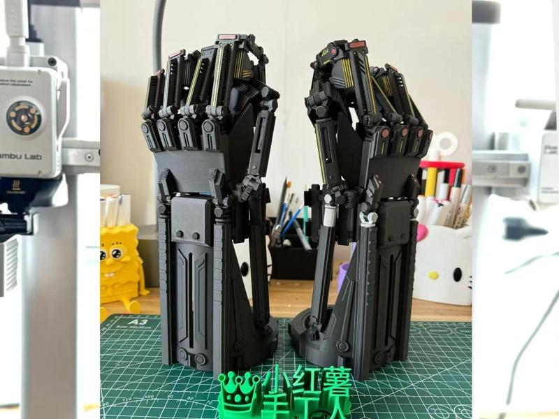Mechanical exoskeleton arm (left hand)