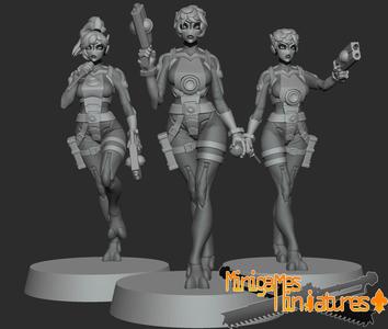 Greater good pilots anime figurines