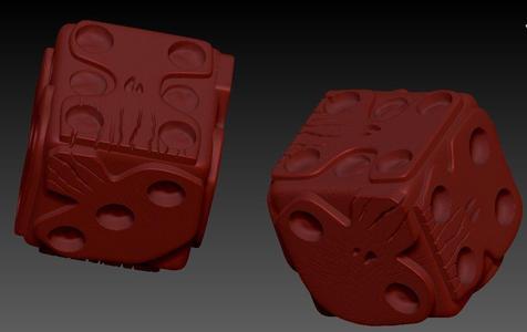 Oogie Boogie Dice from Nightmare before Christmas