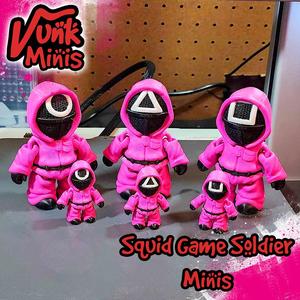 Mini Squid Game Soldiers Multicolor Flexis