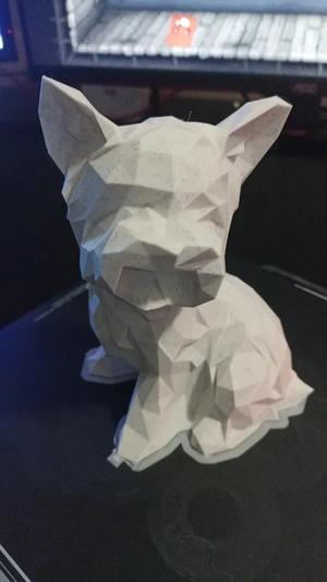 Yorkshire Terrier without ribbon (Low poly/no supports)