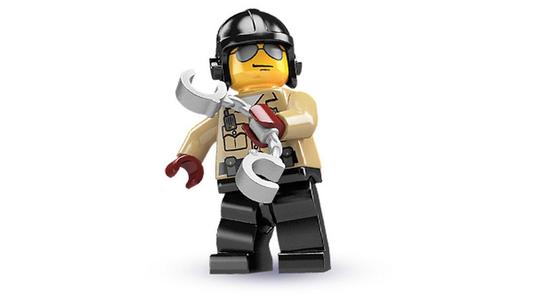 3D print minifigure – 8684-6 Traffic-Cop