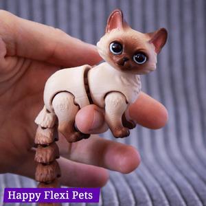 Muffin the cute articulated cat flexi toy