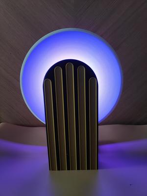 Orbit Echo – A 3D Printable Art Deco-Inspired Lamp