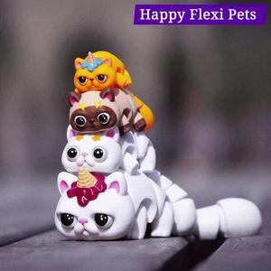 Cute Ice Cream and Star kitties the print in place toys (STL & 3MF)