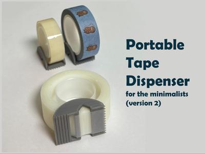 Portable Tape Dispenser for the minimalists