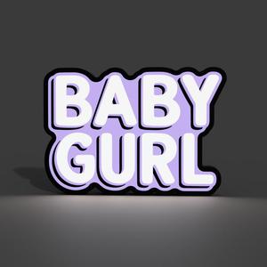 Baby Gurl Lightbox LED Lamp