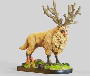 Forest Spirit-Princess Mononoke-studio ghibli-FANART FIGURINE