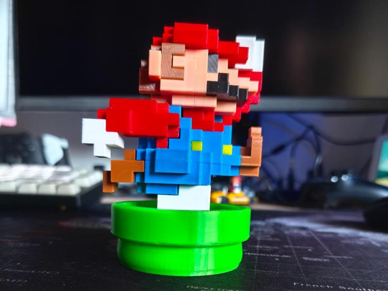 Warp Pipe for 8-Bit Mario pixel 30th anniversary
