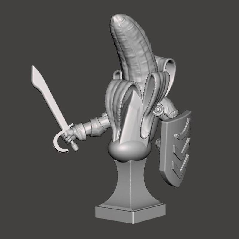 Banana Knight Bust