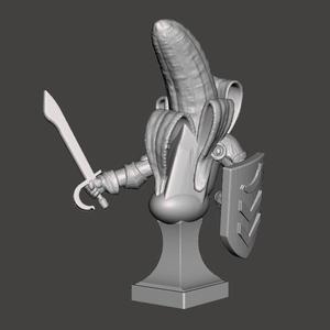 Banana Knight Bust