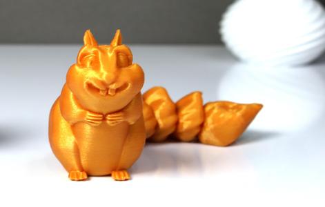 Squirrel with Articulated Tail