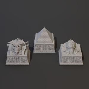 Pack 3 Keycaps of Pyramid - Egypt Sorcerer Keycap - Pharaoh