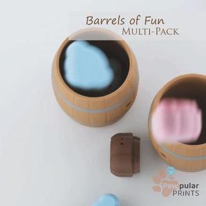 BARRELS OF FUN, FIDGET CLICKERS – FIDGET KEYCHAIN [PRIVATE USE ONLY]