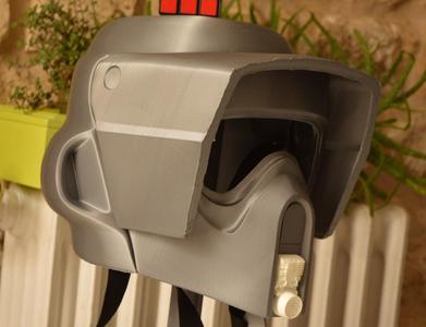 WEARABLE FULL SIZE STAR WARS SCOUT TROOPER HELMET JESUS SALMERON