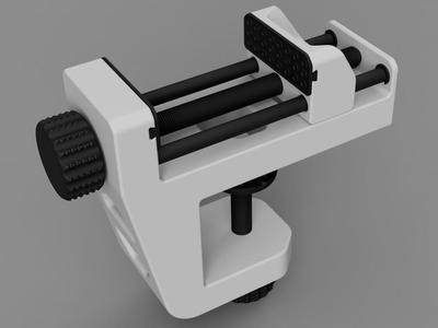 Clamp-On Vise – Fully 3D Printable