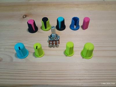Fancy knobs for potis with 6mm axle