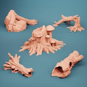 Fallen Trees Scatter (Set of 5)