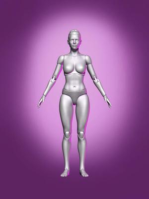 Female Articulated Action Figure