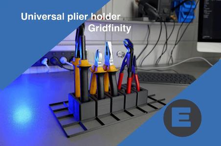 Gridfinity Modular Pliers Stand – Customizable & Expandable – All sizes