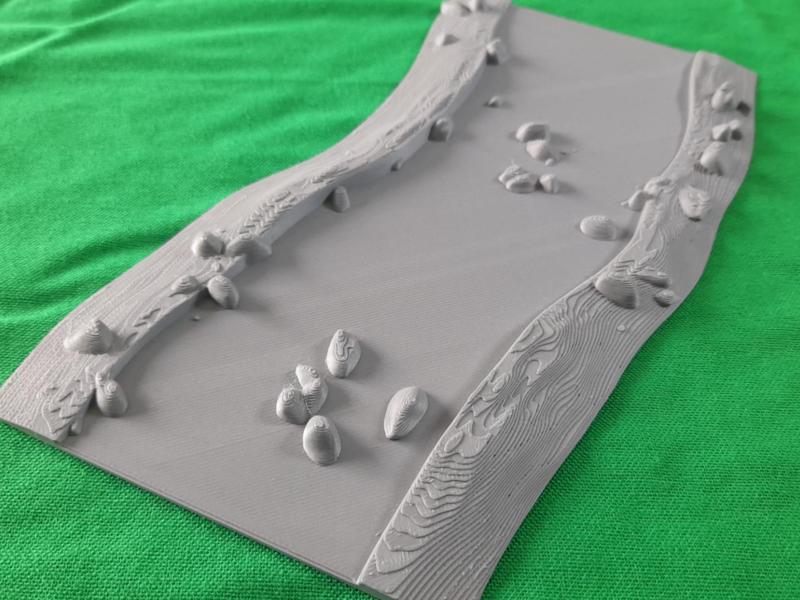 Wiggly Straight, Stoney, Modular River Section