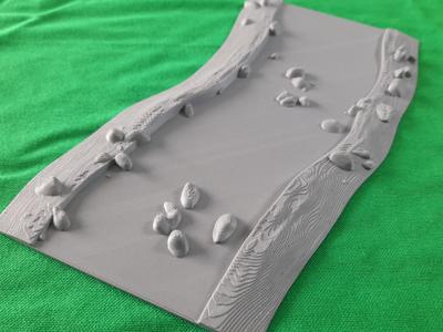 Wiggly Straight, Stoney, Modular River Section