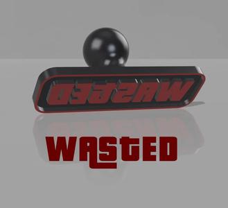 GTA V WASTED Stamp