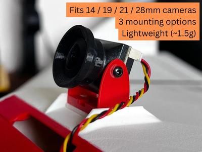 FPV Camera Mount (Multiple Sizes)