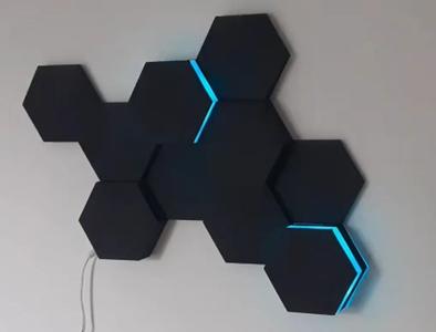 Panneau LED hexagonale   