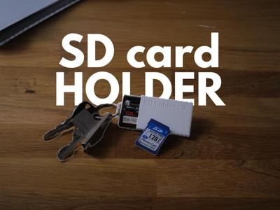 SD Card Holder Keychain – 2 SD Cards