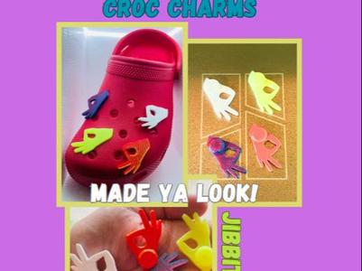 CROC CHARMS – MADE YOU LOOK (HAND GAME) JIBBITZ