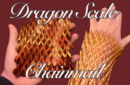 Dragon Scale Hexagonal Chainmail – Print in place