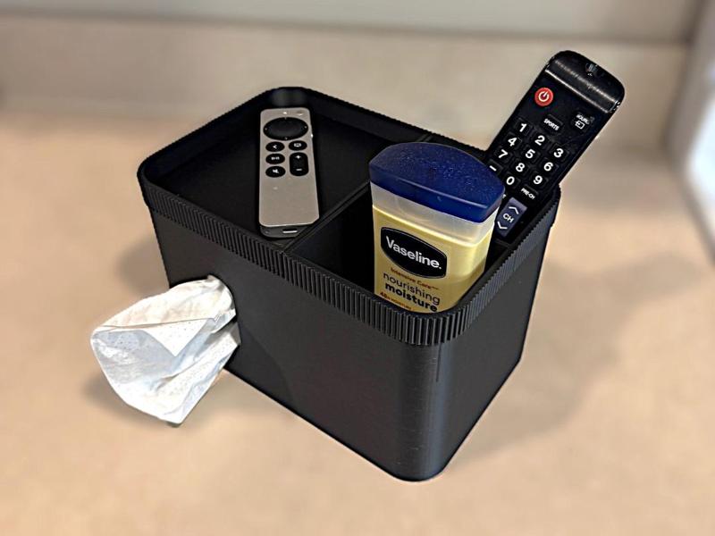 Tissue Box Holder Remote Caddy