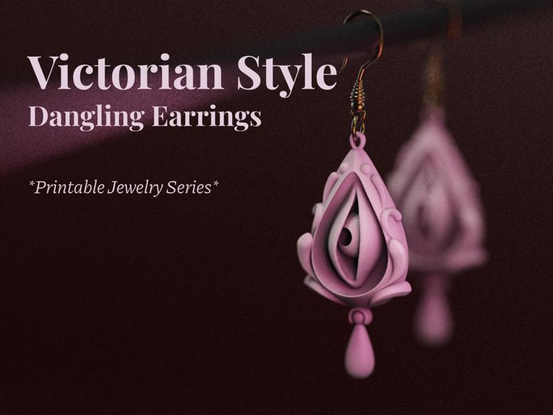 Victorian Style Dangling Earrings - Visionary