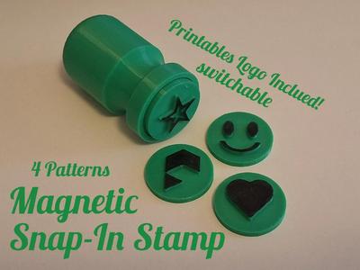 Magnetic Snap-In Stamp   