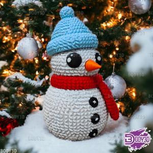 Crocheted Snowman
