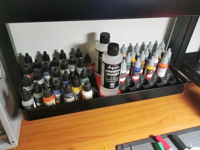 Paint Pot Rack designed for VATTENKAR (IKEA) storage