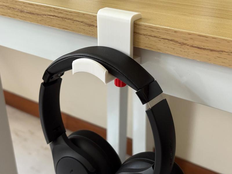 Clamp-on Headphone Stand (desk thickness 10~40mm)