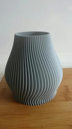 Ribbed Vase