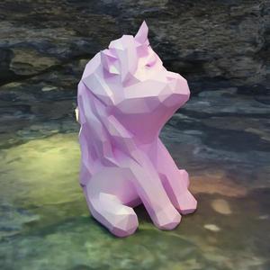Cute Low Poly Unicorn