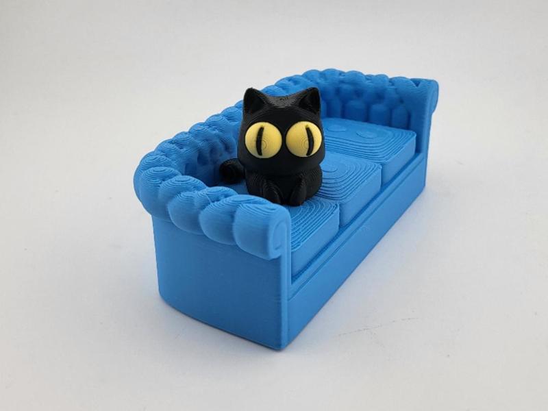 cat on sofa hypnotic NO AMS v2 decoration desk