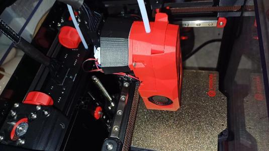 Upgraded strain relief + stealthcover for Voron V0   