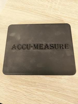 Accu-Measure body fat caliper case with lid   